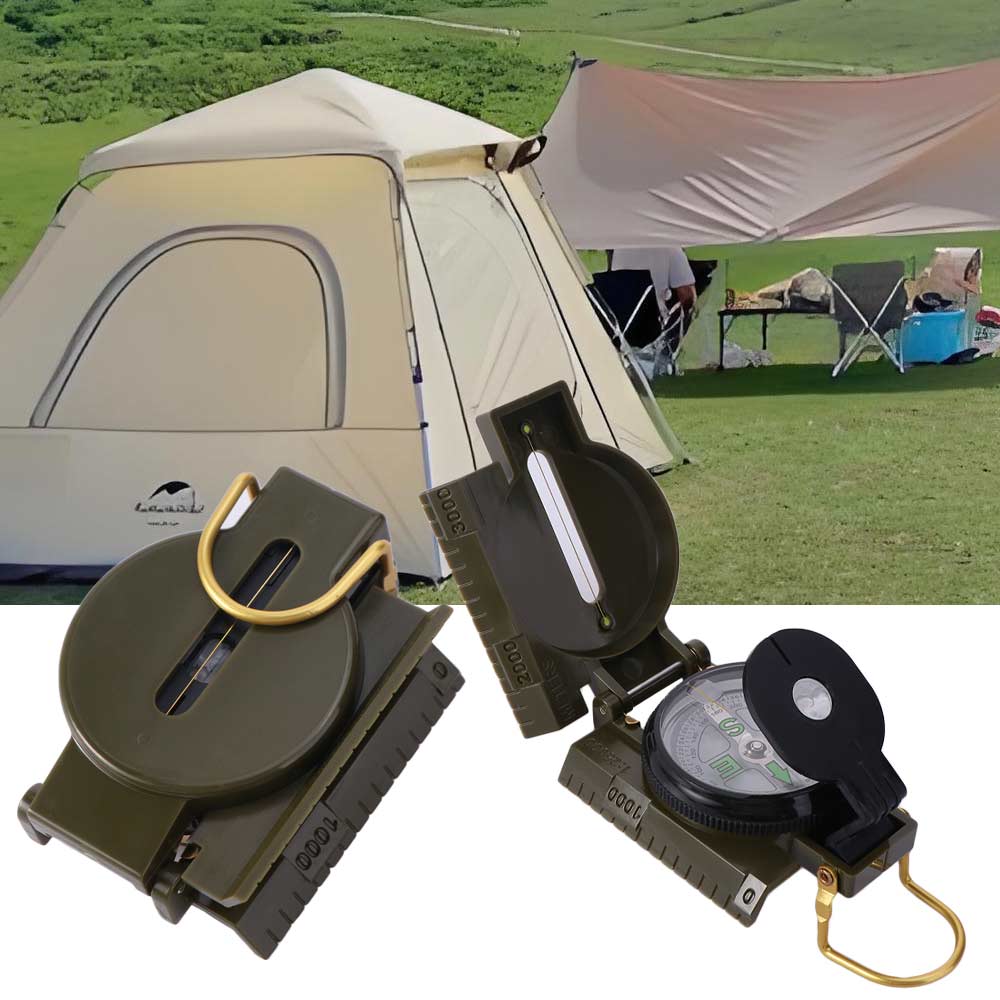 Waterproof Professional Compas - đánh giá và giá Compass Lensatic