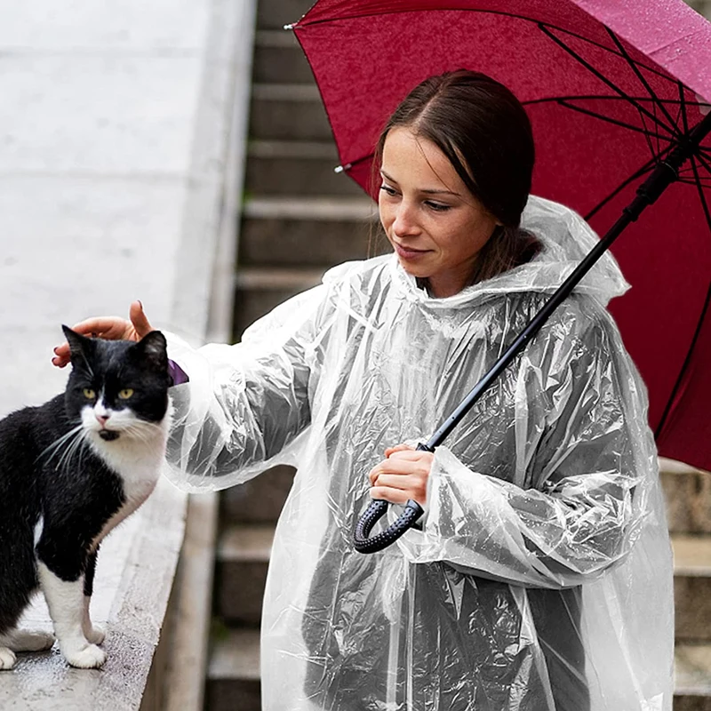 6Pcs Disposable Waterproof Rai - đánh giá và giá Emergency Poncho Rain