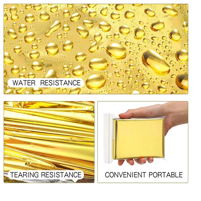 Gold‑Silver Mylar Thermal Surv - đánh giá và giá Survival Blanket Reflective